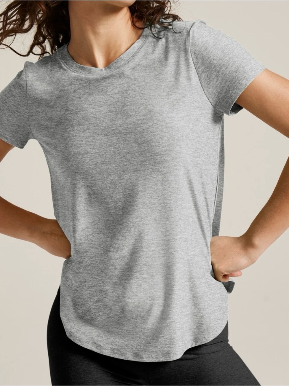 beyond yoga Featherweight On The Down Low Tee NEW UNWORN ! price is firm